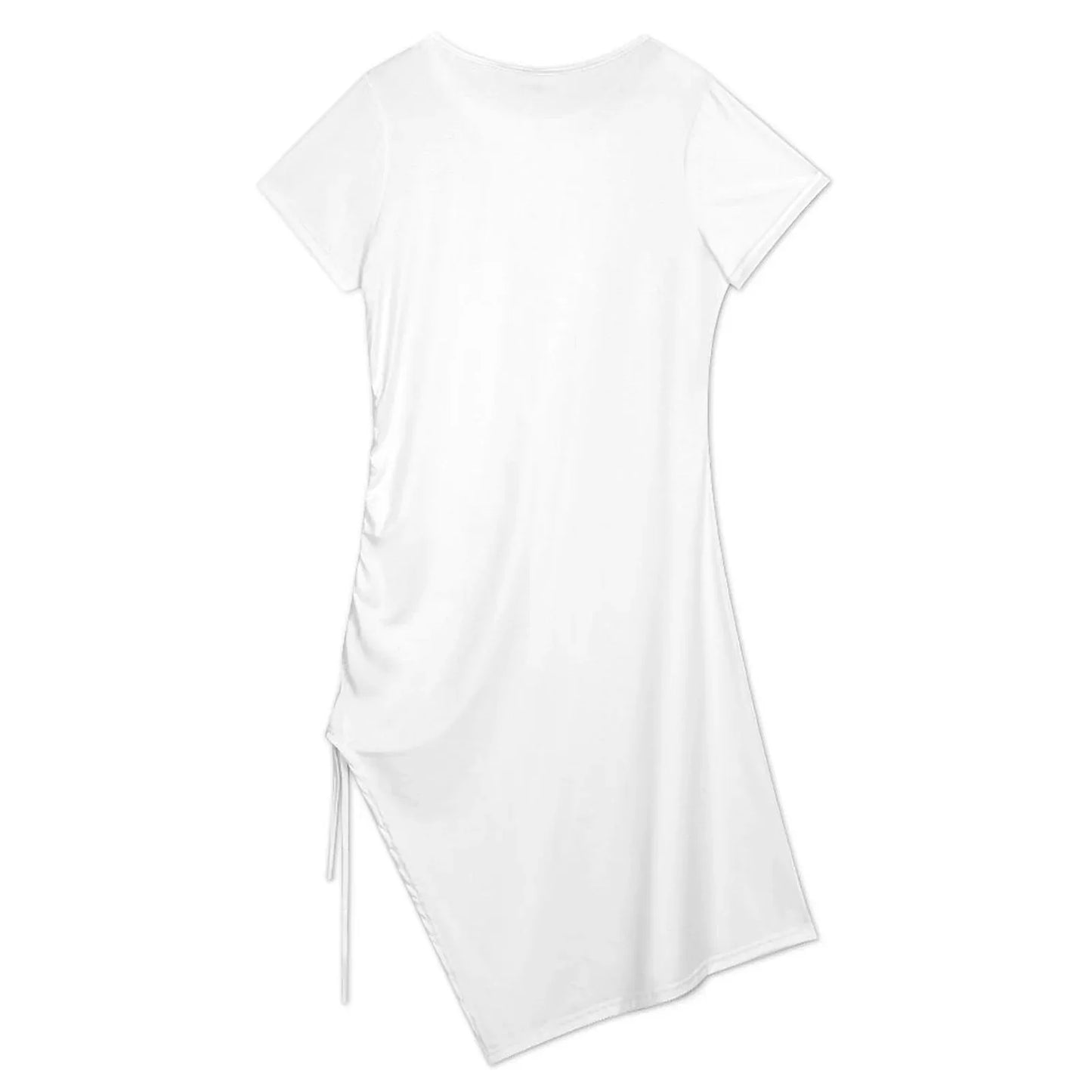 Women’s Side Split Asymmetrical Dress - Nogicle