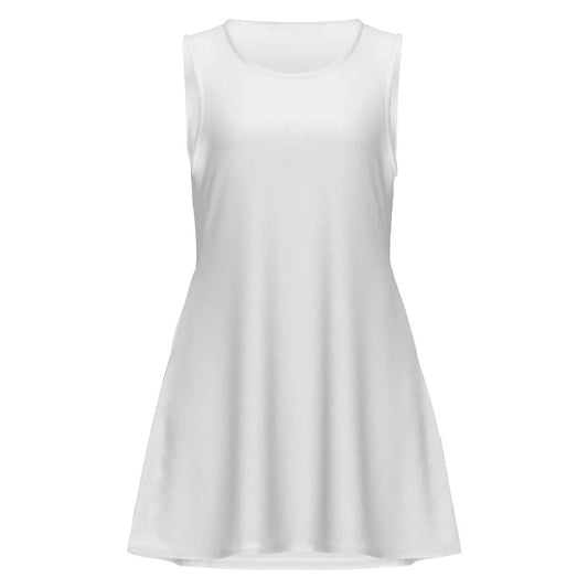 Women’s Sleeveless Round Neck Dress - Nogicle