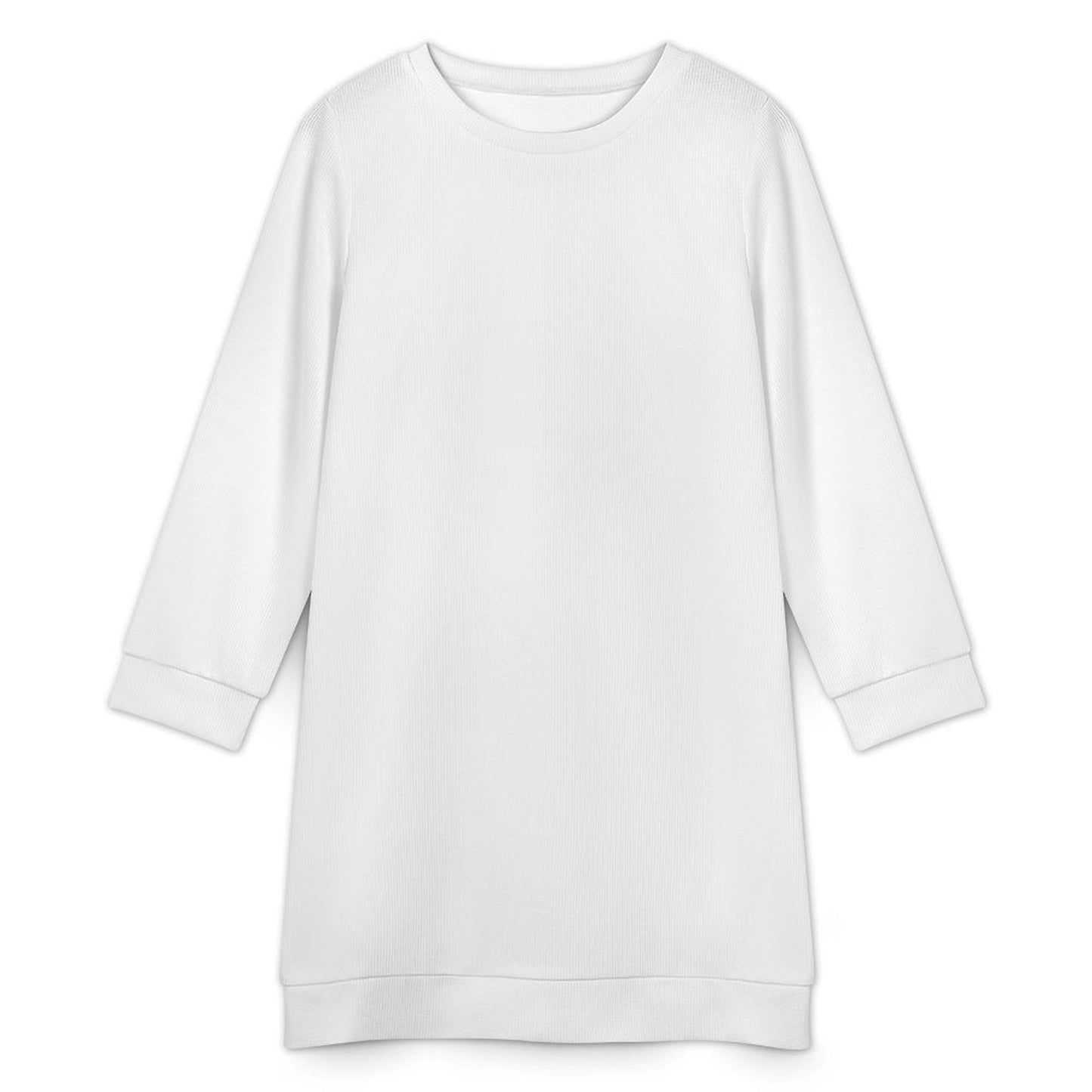 Women’s Ribbed Pullover Sweater Dress