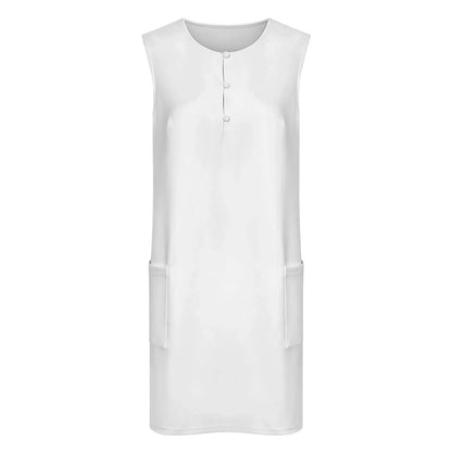Women’s Sleeveless Pocket Shift Dress - Nogicle