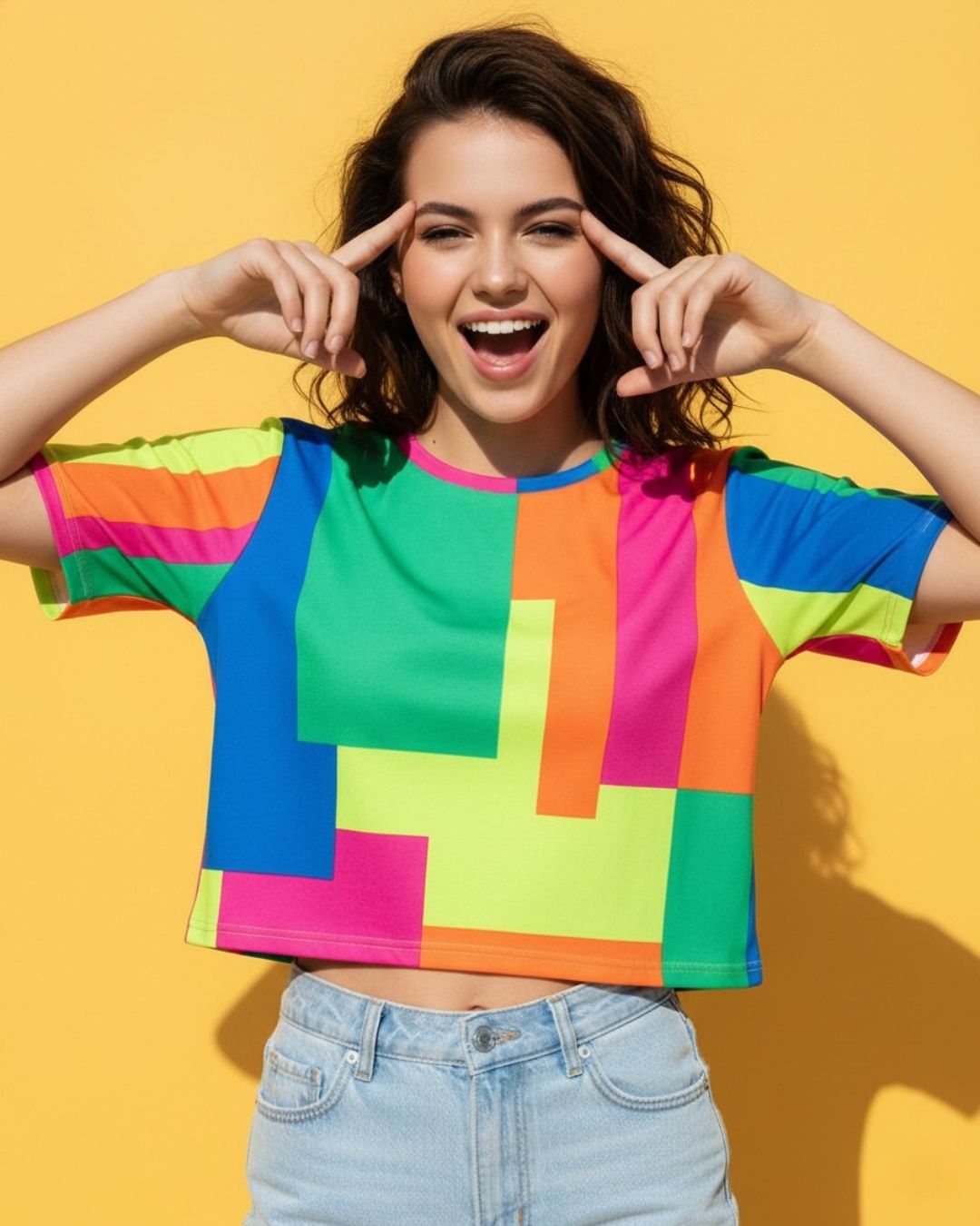 Women’s Crew Neck Crop Tee