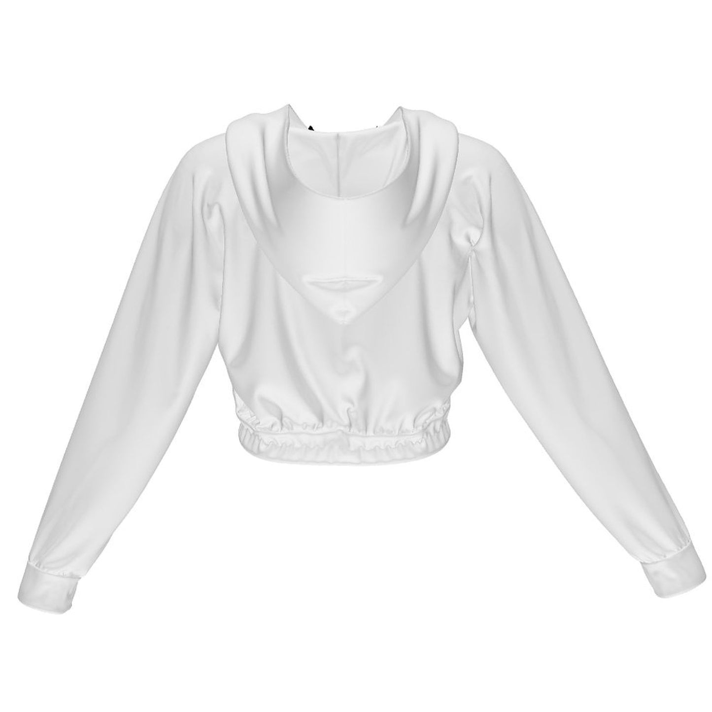 Women’s Zip-Up Elastic Hem Hoodie