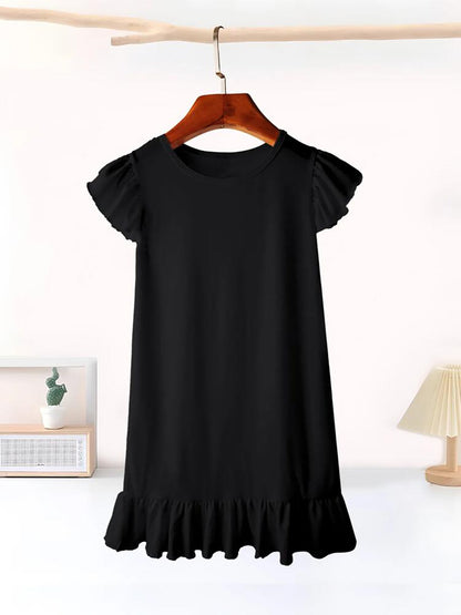 Girls’ Ruffle Hem Dress