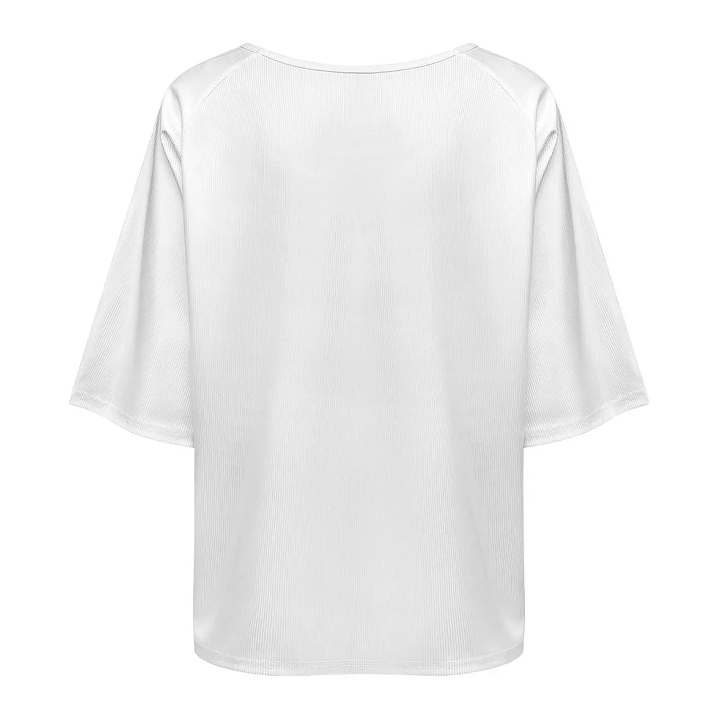 Women’s Off-Shoulder Loose Fit T-Shirt - Nogicle