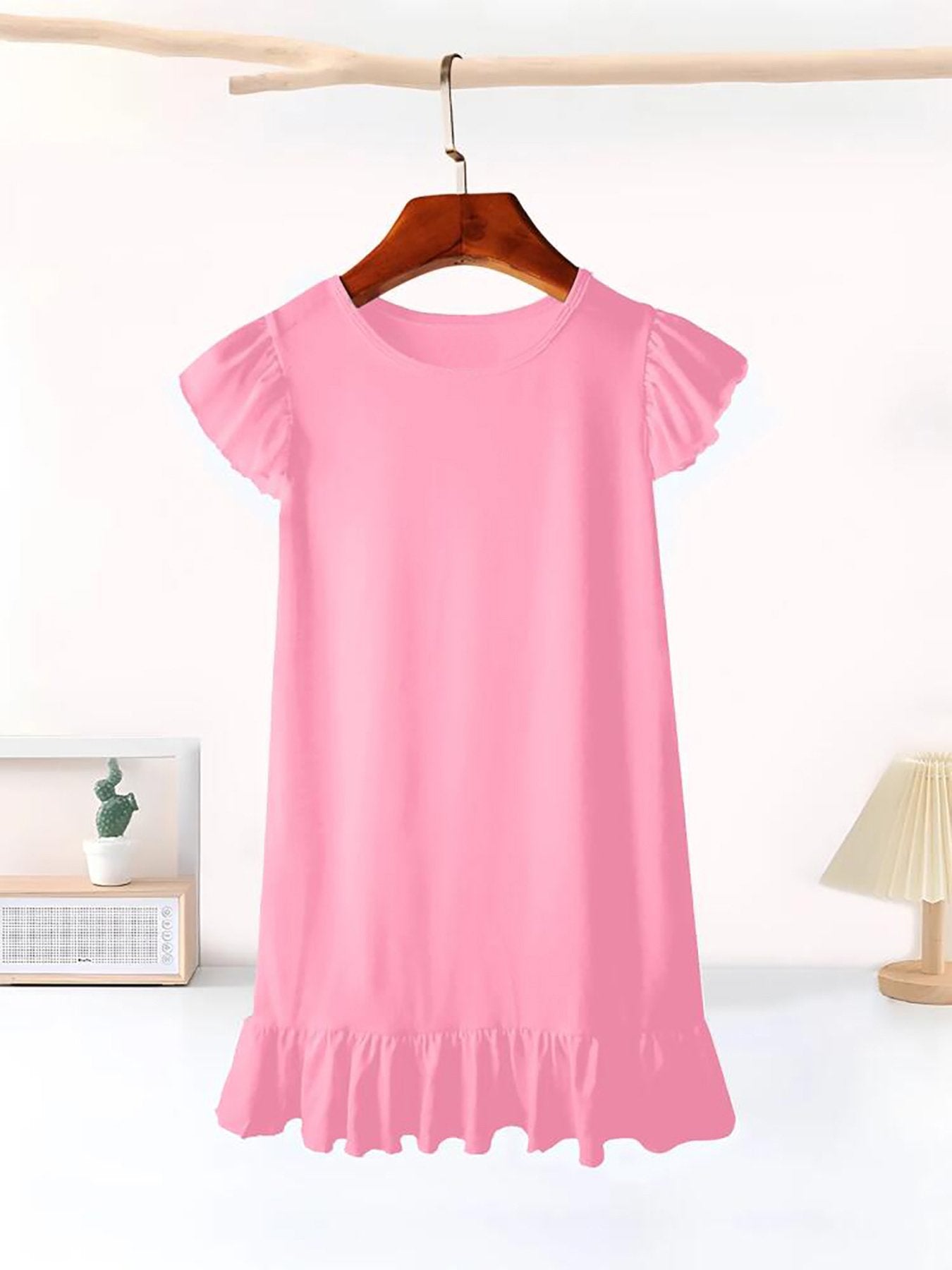 Girls’ Ruffle Hem Dress